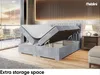 MEBLINI Boxspringbett mit Bettkasten - Gepolstert Produktbild-Vorschau 5