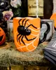 Große Halloween Tasse mit schwarzer Spinne & Spinnennetz 12 Produktbild-Vorschau 2