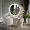 Runder Spiegel mit LED - Venezia - 55 cm Produktbild-Vorschau 2