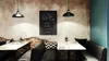Lavagna nera da gesso 70x50 cm con cornice nero in legno Anteprima dell’immagine prodotto 5
