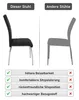Hela Tische, 4er Set Esszimmerstuhl, Vierfußstuhl Susi - Produktbild-Vorschau 4