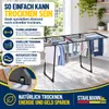 STAHLMANN® Wäscheständer ausziehbar [20 m Trockenfläche] Produktbild-Vorschau 4
