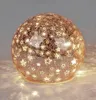 formano LED Deko-Kugel Sterne Rose-Gold 12cm Glaskugel Produktbild-Vorschau 4