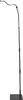 A black floor lamp with a curved arm. Anteprima dell’immagine prodotto