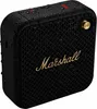 A black Marshall portable speaker with water droplets on its surface. Náhľad obrázku produktu