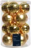 Weihnachtskugeln Glas 8cm 16 Stück - Hellgold Produktbild-Vorschau 2