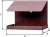 Alberts 355104 Maisonnette pour oiseaux Toit incliné, Voir les images du produit 3