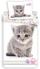 Baby Katze Baumwolle Bettwäsche Set 140x200 70x90 Duvet Produktbild-Vorschau 1