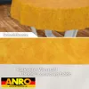 Tischdecke Klassisch-elegant Marmor Orange Rund 120cm Produktbild-Vorschau 3