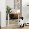 PawHut deurbeveiliging, trapgitter, 76-97 cm, hondenpoort Productafbeelding-voorbeeld 2