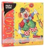 20 Papstar Servietten, 3-lagig 1/4-Falz 33 cm x 33 cm Clown Produktbild-Vorschau 9