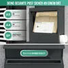 Avalo Briefkasten Edelstahl Anthrazit mit Zeitungsfach und Produktbild-Vorschau 7