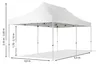 TOOLPORT 3x6m gazebo pieghevole PES, PROFESSIONAL Anteprima dell’immagine prodotto 7