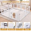 Enclos pour chien COSTWAY, avec porte à fermeture Voir les images du produit 6