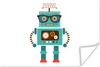 MuchoWow® Poster Roboter - Brille - Zahnräder - Gesicht - Produktbild-Vorschau 1