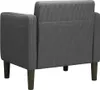 vidaXL Sessel mit Armlehnen Dunkelgrau 54 cm Cordstoff Produktbild-Vorschau 5