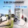 HOMCOM Mobile Wallbox 11kW 8m Typ 2 6–16 A 3-Phasig Produktbild-Vorschau 4