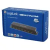 LogiLink USB 2.0 Hub für Wandmontage 7 Port Metallgehäuse Produktbild-Vorschau 2