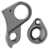 Union GH-176 gancio deragliatore alluminio nero Anteprima dell’immagine prodotto 1