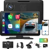 9 Zoll Auto-Display mit CarPlay Android Auto 4K Dashcam Produktbild-Vorschau 3