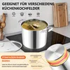 Joyfair 9,5 Liter Edelstahl Kochtopf mit Glasdeckel Produktbild-Vorschau 5