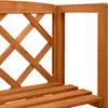 vidaXL Mříž s policemi 55x30x140 cm masivní jedlové dřevo Náhled obrázku produktu 4