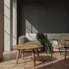 Moderner runder Holztisch mit Sofa und Stuhl – zeitloses Wohnzimmer-Design von Kadima Design_#sku_BARWL1.844# Produktbild-Vorschau