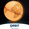 Interkart Globus Antik-Leuchtglobus 30 cm mit Holzfuß und Produktbild-Vorschau 2