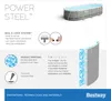 Diagrams and text explaining the features of a Bestway Power Steel frame pool. Anteprima dell’immagine prodotto