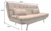 riess-ambiente Modernes Schlafsofa JAZZ 190cm antik braun Produktbild-Vorschau 7