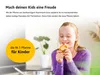 endusor Pancake Pfanne für Induktion mit Antihaftbeschichtung für Kinder mit Smiley und Tier Motiven Produktbild-Vorschau
