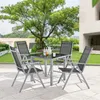 Juskys aluminiowy zestaw ogrodowy Milano zestaw mebli Podgląd zdjęcia produktu 2