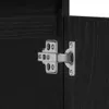 Eleganter Möbel Badezimmerschrank mit Tür Schwarz Produktbild-Vorschau 2