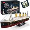 CUBICFUN Titanic podświetlane puzzle 3D 266 elementów Podgląd zdjęcia produktu 11