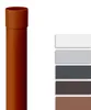 INEFA 100cm Fallrohr Kunststoff DN100 (100mm) Braun, Produktbild-Vorschau 1