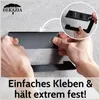 DEKAZIA® Toilettenpapierhalter ohne Bohren schwarz | Produktbild-Vorschau 2