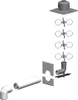 Atec Schacht-Set PolyTwin mit Verbind Kunstst. DN 80/125 - Produktbild-Vorschau 1
