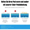 Mucola liner per piscina telo solare riscaldamento piscina Anteprima dell’immagine prodotto 10
