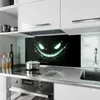Küchenrückwand Spritzschutz Glas mit Motiv Grinsendes Produktbild-Vorschau 2