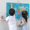 Vzdelávacia tabuľa Viga 2v1 s magnetickou mapou sveta Náhľad obrázku produktu 3