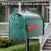 Wiltec US Mailbox zelená 150 x 513 x 223 mm, americká Náhľad obrázku produktu 13