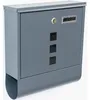 SASKA GARDEN Briefkasten 30,5 x 9,5 x 33 cm anthrazit Produktbild-Vorschau 1