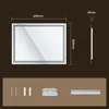 Auralum LED Badspiegel 60x45 cm rahmenlos, beleuchteter Produktbild-Vorschau 5