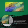 Wohnzimmer-Bild Leinwand Uhr Geräuschlos 60x30 Malerei Produktbild-Vorschau 5