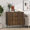 Kommode 80 x 39 x 78 cm aus Holz mit 3 Schubladen – Produktbild-Vorschau 7
