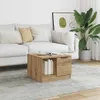 vidaXL Couchtisch Artisan-Eiche 50x50x36 cm Holzwerkstoff Produktbild-Vorschau 3