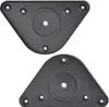 vidaXL 4 pieds de table réglables en hauteur noir 870 mm Voir les images du produit 3