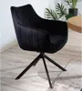 Stuhl Azalia Velvet Schwarz Samtstoff 18 Produktbild-Vorschau 9