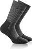 A pair of dark gray trekking socks is shown against a white background. Náhled obrázku produktu