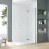 Walk in Dusche 95 x 187 cm Duschabtrennung Faltbar Produktbild-Vorschau 1